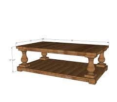 5 out of 5 stars. Balustrade Coffee Table Ana White