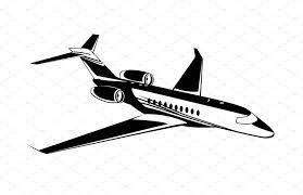 Private Jet Airplane Icon Vector Airplane Icon Private Jet Icon