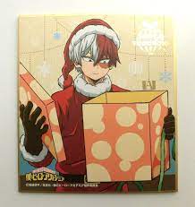 My Hero Academia shikishi Todoroki Shoto Christmas | eBay