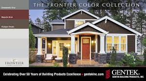 Gentek visualizer design inspiration starts here! Frontier Color Collection For Gentek Vinyl Siding Youtube