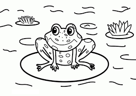 The webbed feet, large bulging eyes and thin body are sure to have caught a child's attention at some point of time. Free Frog Coloring Pages