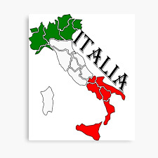 Oder als geburtstagsgeschenk oder weihnachtsgeschenk. Italien Stiefel Geschenke Bella Italia Frauen Manner Kinder Leinwanddruck Von Tomassonny Redbubble