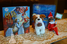 Reese Gave You An Elf Pets Saint Bernard To Care For Free Elf On The Shelf Calendars Printables And Over 100 Ideas Arrival Elf Pets Elf Elf On The Shelf