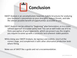 You can generate sample reports included here Swot Analysis Conclusion Example Simple Business Guru