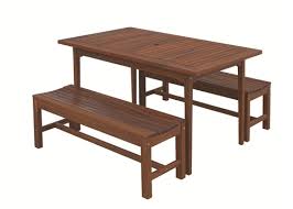 By bringing this style, absolutely we should add this chair is a very picnic and simple style for your kitchen. 5 Foot Rectangular Dining Table 4 Foot Backless Bench Set Ipe Furniture