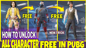 But to unlock sara you also need to perform some task that is easy but necessary to do it regularly. How To Unlock Free Any Character In Pubg Mobile How To Get Free Carlo Andy Sara Character Youtube