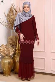 A wide variety of baju kurung modern lace options are available to you, such as feature, fabric type, and technics. Stella Kurung Moden Maroon