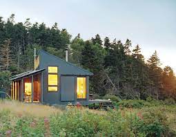 A Tiny Cabin Is This Writer S Off The Grid Getaway Small House Tiny Cabin Cabins And Cottages