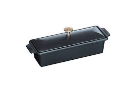 Most places would put a delicious pate on a charcuterie board or serve it with a stack of vapid toast points. Staub Specialty Items Staub Cast Iron 1 1 2 Qt Large Rectangular Terrine W Lid Matte Black