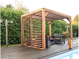 Ainsi vous n'avez pas besoin de faire intervenir un couvreur. Nouveau Serie Limitee Votre Pergola 7 32 M2 En Bois Massif Traite Haute Temperature Livre Avec Ventelles Mobiles Sans Entretien Almateon