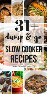 19 dump and go slow cooker recipes