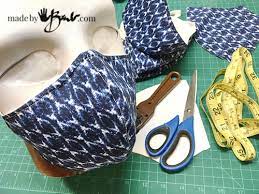 Apply to damp skin on face and neck, leave on for 5 minutes. Diy Fitted Face Mask Made By Barb Free Pattern Designed To Fit Well