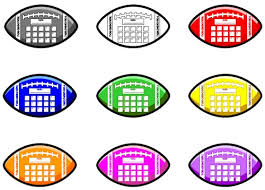 Football Sticker Charts Fun Sticker Chart Templates Shaped