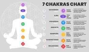Practice surya namaskar (sun salutation), abdominal strengtheners like navasana (boat pose), ardha navasana (half boat pose), and urdhva prasarita padasana (leg lifts), warrior poses, twists, and bhastrika pranayama (bellows breath or breath of fire). Chakra Chart 7 Chakras Charts For Beginners 7 Chakra Store