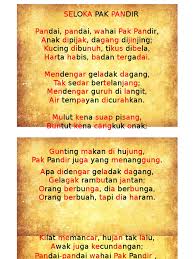 Mendapat pertolongan yg tidak memadai atau mencukupi. Seloka Pak Pandir