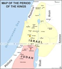 Map of israel and judah during the period of the kings. 1 Kings Israel And Judah Bible Maps