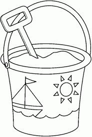 Then, sent to your friends to color. Pail And Shovel Coloring Page Coloring Home