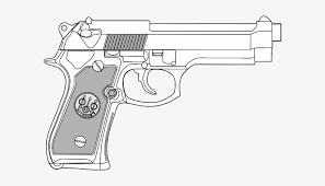 83 best fortnite coloring pages images in 2019 coloring. Hand Gun Outline Gun Coloring Pages Free Transparent Png Download Pngkey