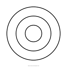 Bullseye coloring page to color, print or download. Bullseye Coloring Page Ultra Coloring Pages