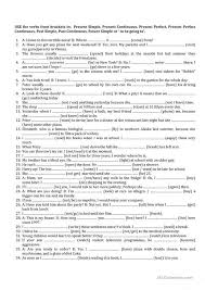 All Tenses Present Past Future Perfect Excellent 2 Task Worksheet All Tenses English Grammar Tenses Learn English Words