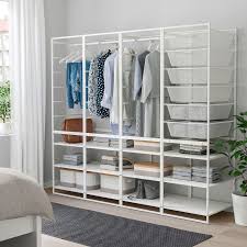 Jonaxel Rahmen Netzdrahtkorbe Kleidersta Bo Weiss Ikea Deutschland Ikea Closet System Diy Closet System Closet System