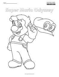 Super Mario Odyssey Nintendo Coloring Super Mario Coloring Pages Mario Coloring Pages Coloring Pages