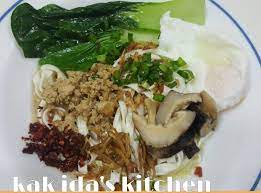Resepi mee hoon sup ( untuk sorang makan). Resepi Pan Mee Dry