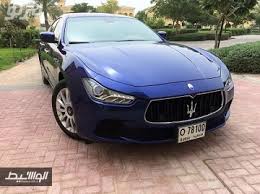 صور مازيراتي جيبلي 2015 للبيع في دبي لعشاق السيارات الإيطالية الأنيقة Car Bmw Bmw Car