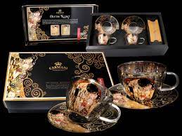 «wróć | bellitudo » porcelana » filiżanki i kubki » filiżanki i kubki do herbaty » kubek w pudełku, gustaw klimt pocałunek, masterpice klimt, nuova r2s, poj. Carmani Kpl 2 Szklanych Filizanek G Klimt Pocalunek Porcelana Prezenty Upominki Carmani Pl