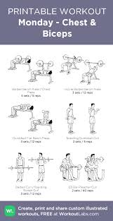 15 memorable gym exercise chart for biceps pdf