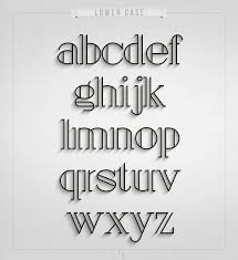 Different computer fonts have names, and you can identify them by their features. London Free Art Deco Font