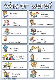 Was Or Were Online Worksheet You Can Do The Exercises Online Or Download The Worksheet Teaching English Grammar English Lessons For Kids English For Beginners