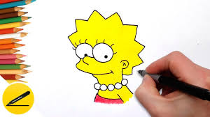 Lisa simpson coloring page from the simpsons category. Learning How To Draw Lisa Simpson Easy And Coloring Pages For Kids Youtube