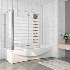60.938 angebote zu badewannen duschwand im badewannen preisvergleich. 120x140cm Badewanne Aufsatz Faltwand Duschwand 6mm Esg Glas Mit Seitenwand 70cm 75cm 80cm Vs2e 12yl Spvs2exx 194 32 Aica Sanitar Gmbh Duschkabine Duschabtrennung