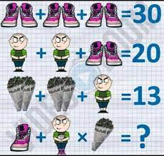 5+3*2=11, multiplication is to be done first. Mr Looney Dermot On Twitter Brain Teasers With Answers Picture Puzzles Brain Teasers Maths Puzzles