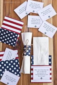 Veteran's day is an important observance in the united states, set aside for honoring and remembering men and women who have served in the armed forces. Free 4th Of July Trivia Cards Utensil Holder Printables 24 7 Moms