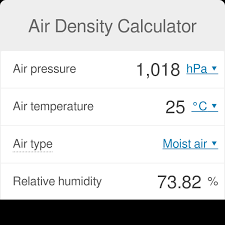 Air Density Calculator What Is The Density Of Air Omni
