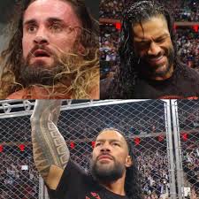 CM Punk VS Seth Rollins In A Steel cage match.