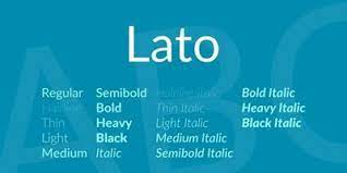 Lato de łukasz dziedzic 955,536 descargars. Laden Sie Lato Family Font Otf Ttf