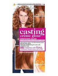 L Oreal Casting Creme Gloss Semi Permanent Hair Dye 734 Rich Honey Brown Ginger Hair Dye Ginger Hair Dyed Hair