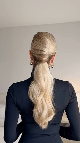 Classic french twist ponytail❤️ An easy holiday hairstyle!, 3 tips for creating this holiday party hairstyle:, 1. Prep your hair for long-lasting volume by spraying @kenraprofessional Volume Mist 2 ...