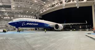 In june at the paris air show it said that excessive wear inside the 777x's general electric ge9x boeing says the 777x could begin passenger service as early as next year. Boeing 777x Gets Its Engines Back For First Flight Airline Ratings