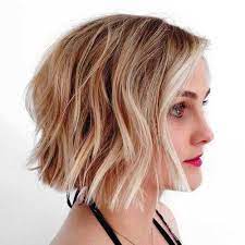 Cut bangs bluntly across the eyebrows and in another section, over the ears. 20 Great Short Blunt Haircuts