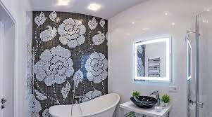 Black and white are common selections in bathroom decor, whether you use them separately or combine them. Black And White Bathroom Design 40 Photos Combination With Red In The Interior Options In Black Bath In Dark Colors In The Loft Style