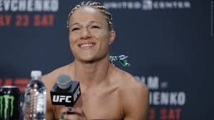 Karolina kowalkiewicz of poland and felice herrig touch gloves prior to the start of the second round in their women's strawweight bout during the ufc 223 event inside barclays center on april 7,. Karolina Kowalkiewicz Vs Felice Herrig What Will Go Down