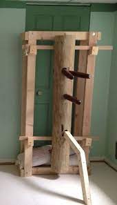 Making A Kung Fu Wooden Dummy The Joy Of Hack Wooden Dummy Wing Chun Wooden Dummy Martial Arts Training Dummy