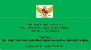 Kabupaten situbondo keputusan kepala desa tentang. Format Terbaru Sk Tim Penyusun Rpjmdes Tahun 2020 2026 Format Administrasi Desa