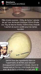 Pate Brisee Express Recette Samira Recette Pate Pate Brisee