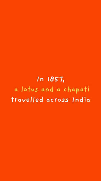 An untold story of the Revolt of 1857: how two ordinary objects—a lotus and a chapati became part of the mystery surrounding India’s first major uprising against British rule 🇮🇳, Keywords, [Revolt of ...