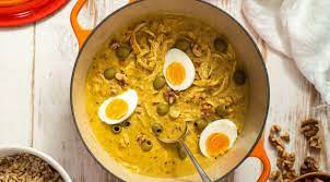 Peruvian Creamy Chicken Stew - Aji De Gallina Fresh Recipes Nz